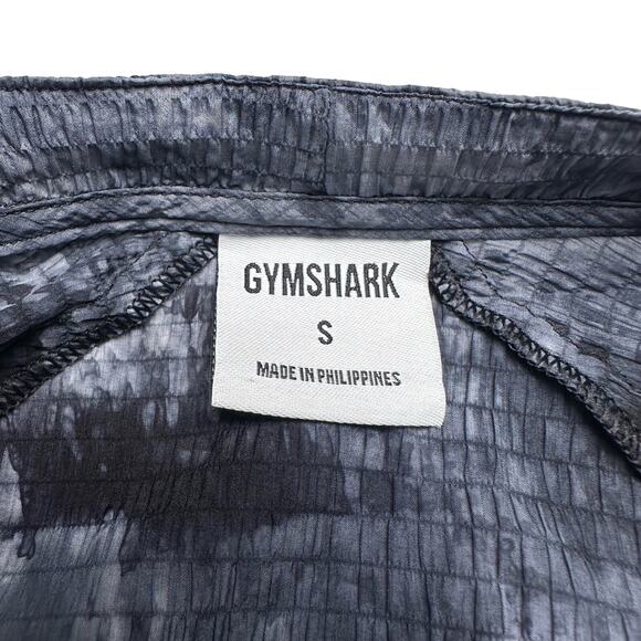 Gymshark | Women | Elevate Woven Grey Spray Dye Cropped Athletic Jacket | Small - Picture 6 of 10